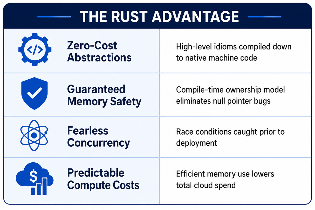 A graphic illustrating the benefits of rust, highlighting its durability and resistance to corrosion in various applications.