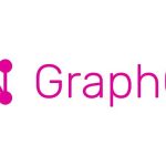 GraphQL logo showing pink connected node icon and typography