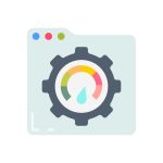 Application speed and performance optimization icon